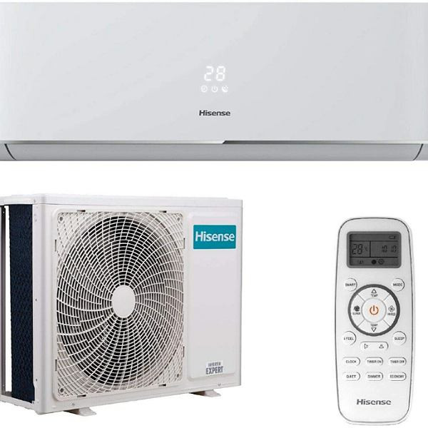 کولر گازی اسپلیت دیواری 12000 اینورتر هایسنس مدل QAS-12UW