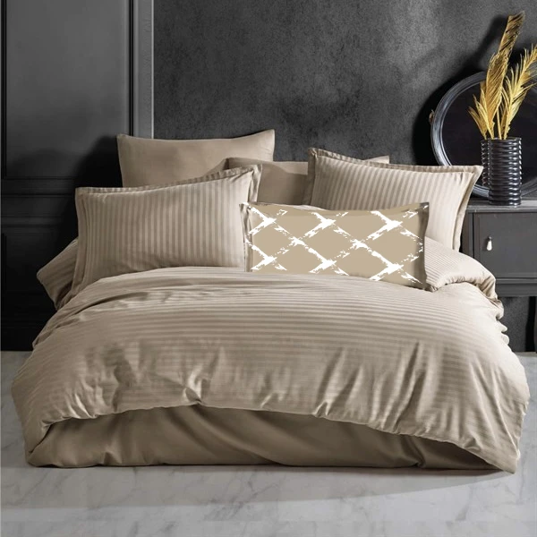 سرویس روتختی مدل اکسترا راه راه کد P08 دو نفره 7 تکه