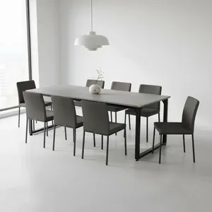 میز ناهارخوری دیزم مدل مونتاژی LNC_asm_180×90_GR