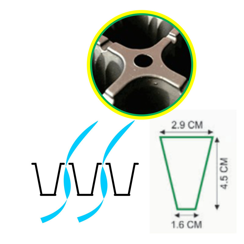 سینی نشا مدل 128 حفره ای مجموعه 10 عددی