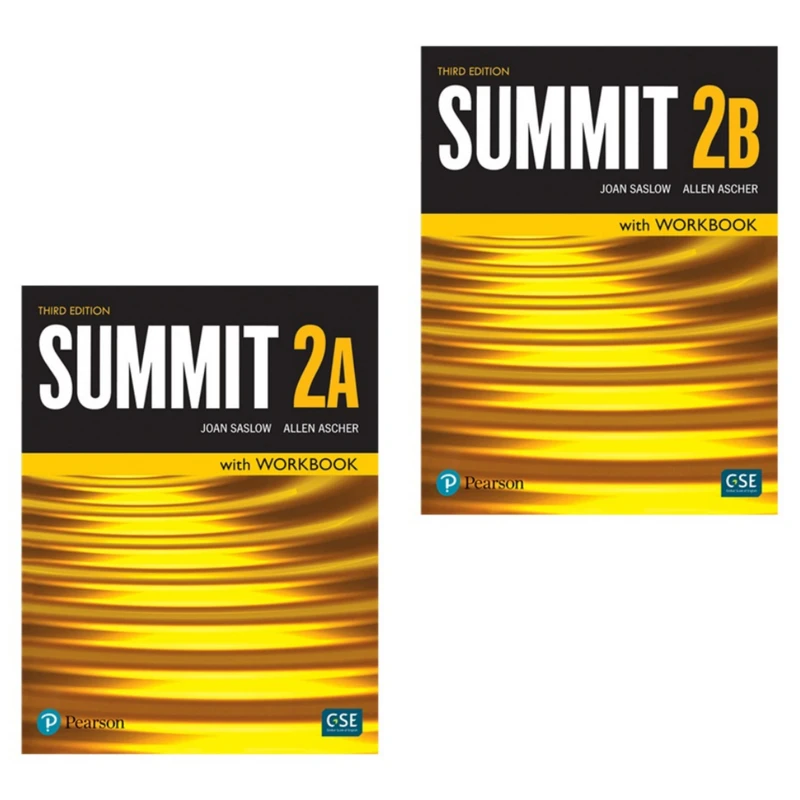 کتاب Summit 3rd 2 اثر Joan Saslow انتشارات Pearson دو جلدی