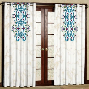 پرده مدل مخمل پانچی کد 4175T2 سایز 200x140 سانتی متر