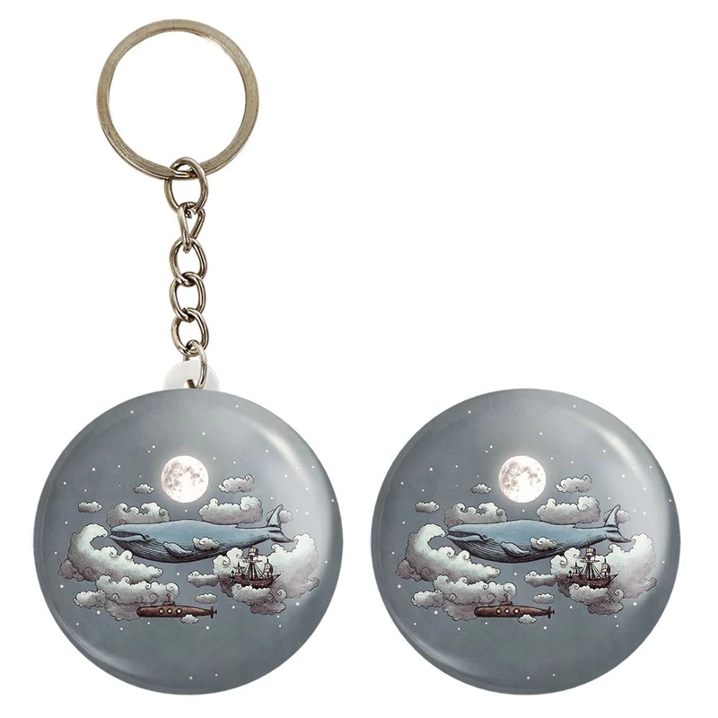 پیکسل خندالو مدل وال نهنگ کد 29507 به همراه جاکلیدی