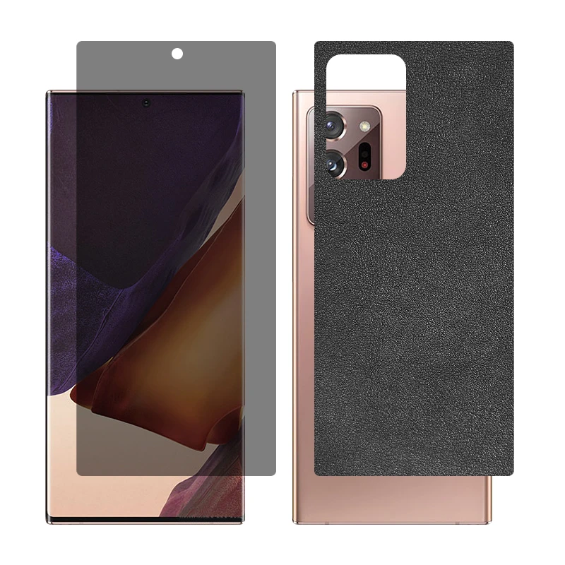 محافظ صفحه نمایش حریم شخصی گلس مدل Together مناسب برای گوشی موبایل سامسونگ Galaxy Note20 Ultra 5G به همراه برچسب پوششی