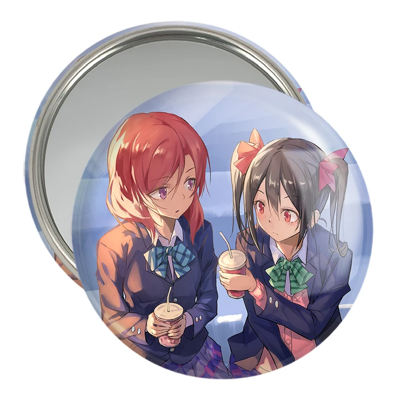 آینه جیبی خندالو مدل نیکو و ماکی انیمه لاو لایو Love Live  کد 18259