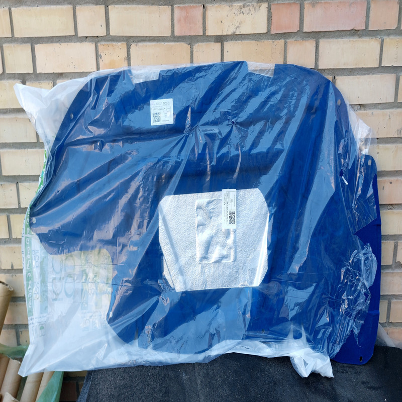 عایق درب موتور ایده پارت نیکان مدل آلومینیوم دار مناسب برای 206