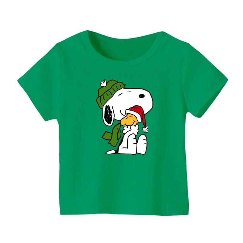 تی شرت آستین کوتاه بچگانه مدل اسنوپی کریسمس کد 7