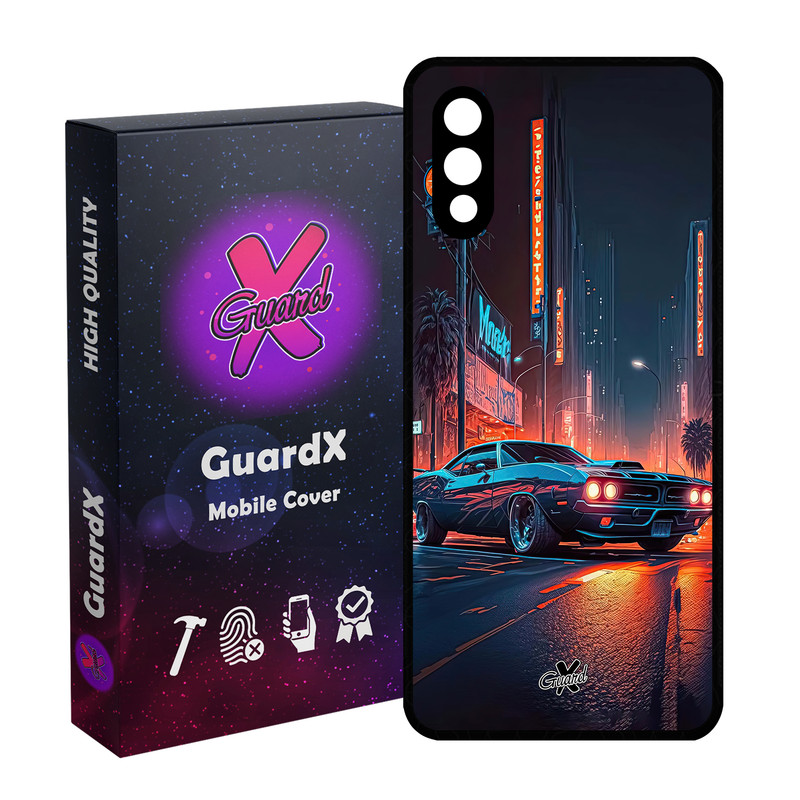 کاور گارد ایکس طرح ماشین مدل Glass10609 مناسب برای گوشی موبایل سامسونگ Galaxy A02 / M02