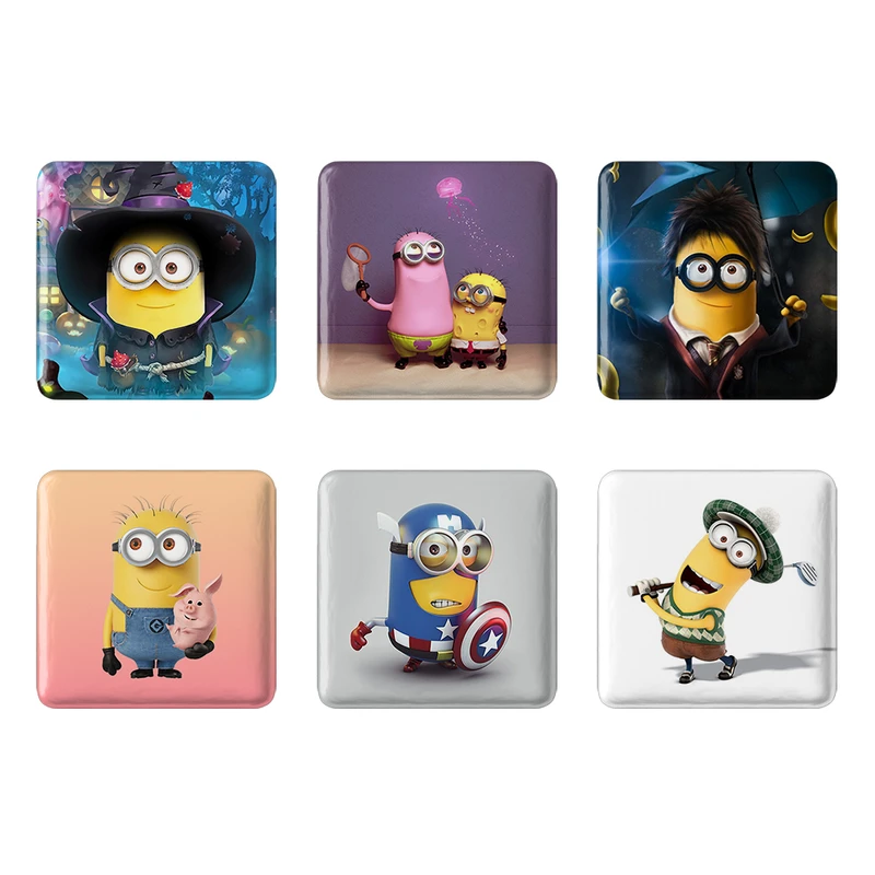 مگنت خندالو طرح مینیون ها Minions کد 645B مجموعه 6 عددی