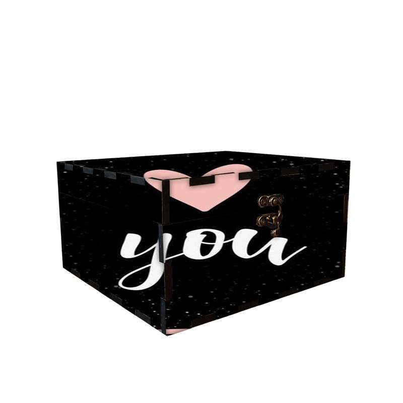 جعبه هدیه مدل Love کد 395