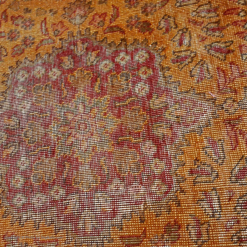 فرش دستبافت رنگ شده یک و نیم متری کد 1353