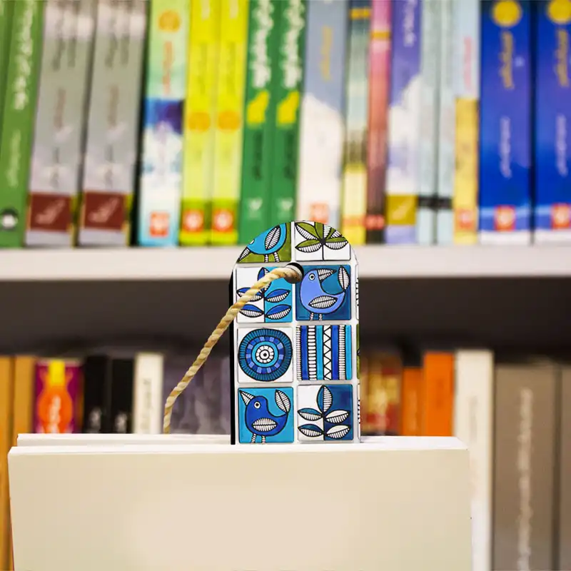 نشانگر کتاب ترمه طراحان ایده مدل کاشی پرنده‌ها کد cfp192