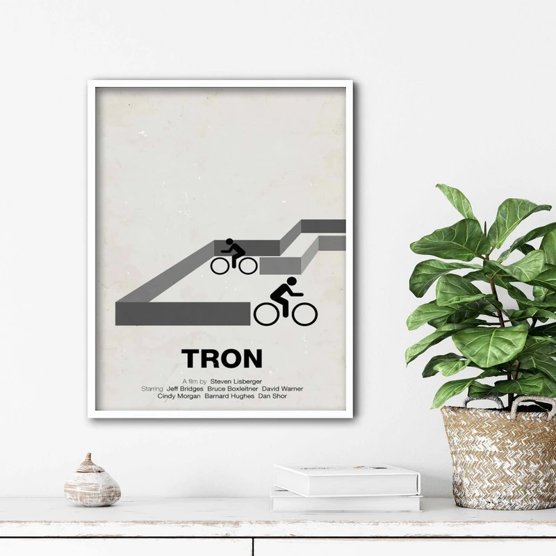 تابلو آتریسا طرح پوستر فیلم tron مدل ATm438