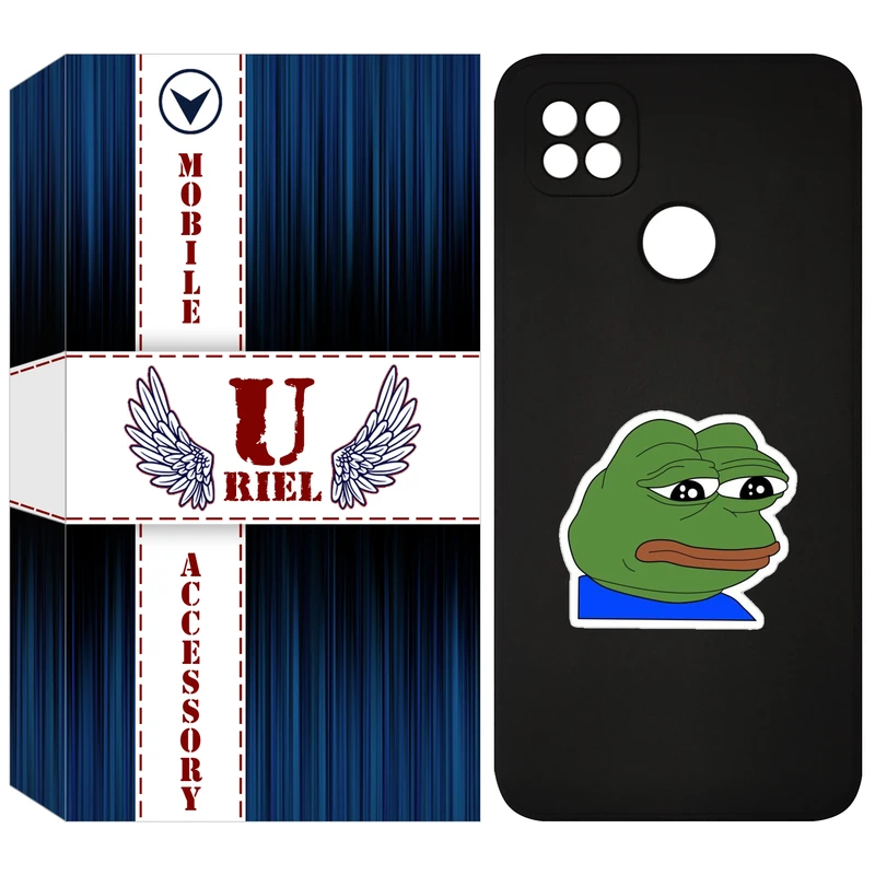 کاور یوریل مدل KSH کد 86 طرح قورباغه غمگین مناسب برای گوشی موبایل شیائومی Redmi 9C / 10A