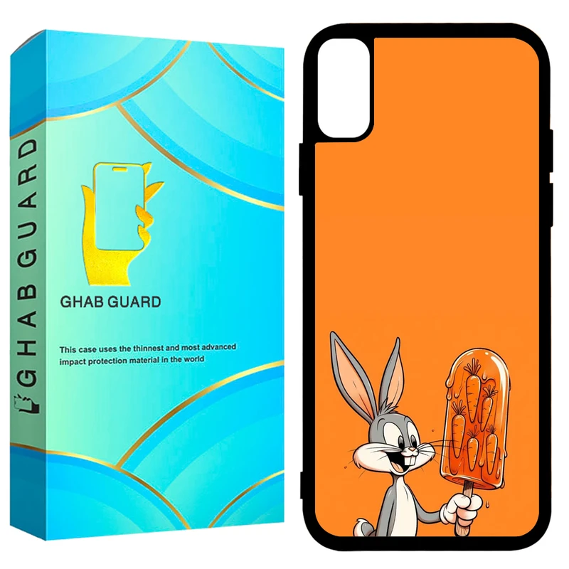  کاور قاب گارد طرح خرگوش مدل GCHPX مناسب برای گوشی موبایل اپل iPhone X / XS