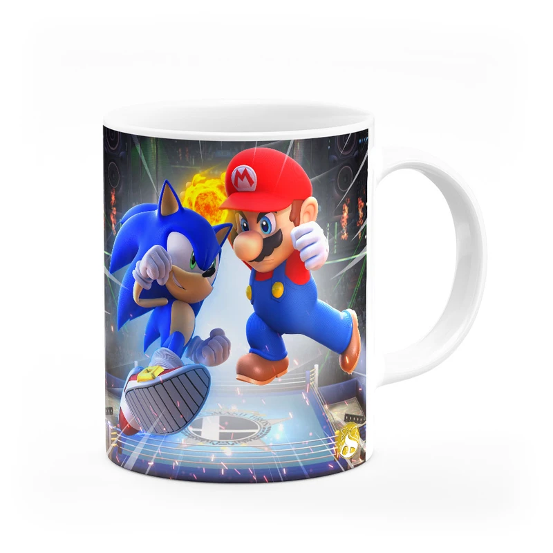 ماگ هومرو طرح انیمیشن ماریو سونیک مدل MG4272