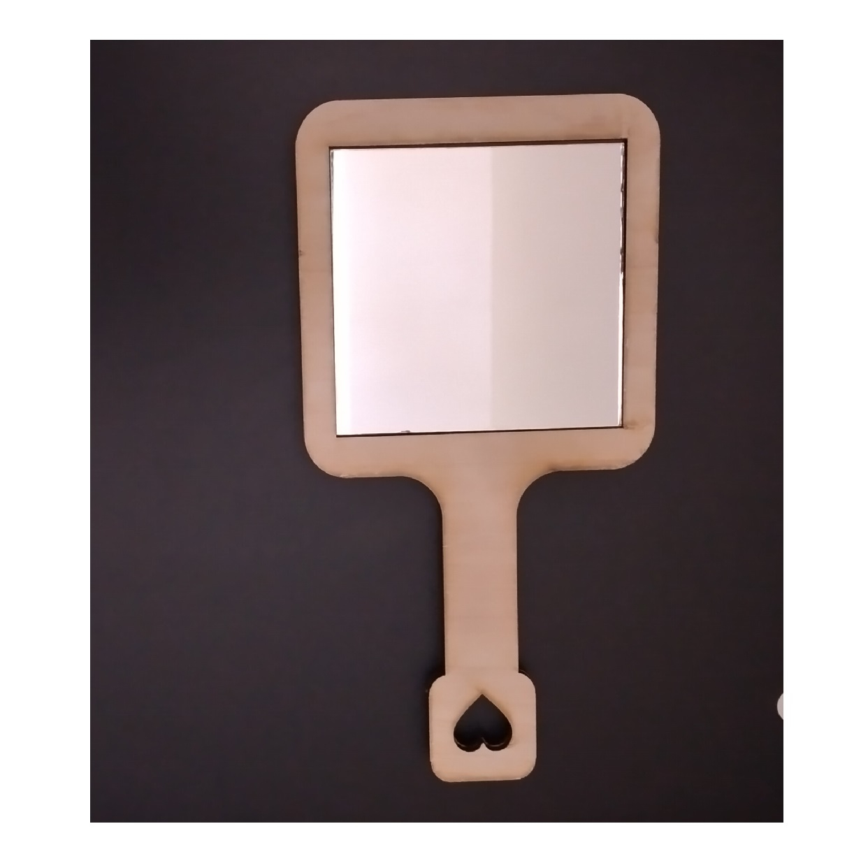 آینه آرایشی مدل چوبی فانتزی کد AZX41