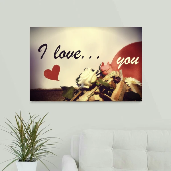 تابلو شاسی طرح LOVE مدل TSH26