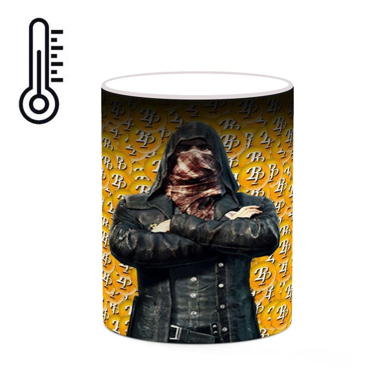 ماگ حرارتی کاکتی مدل بازی پابجی PUBG کد mgh30039