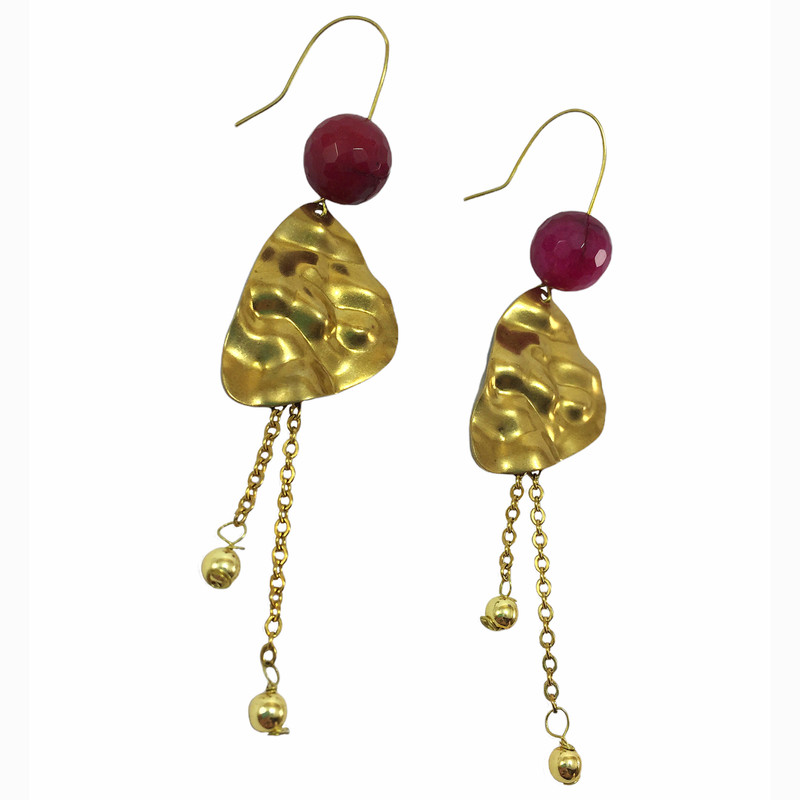 گوشواره زنانه دل تافته مدل Del_E14