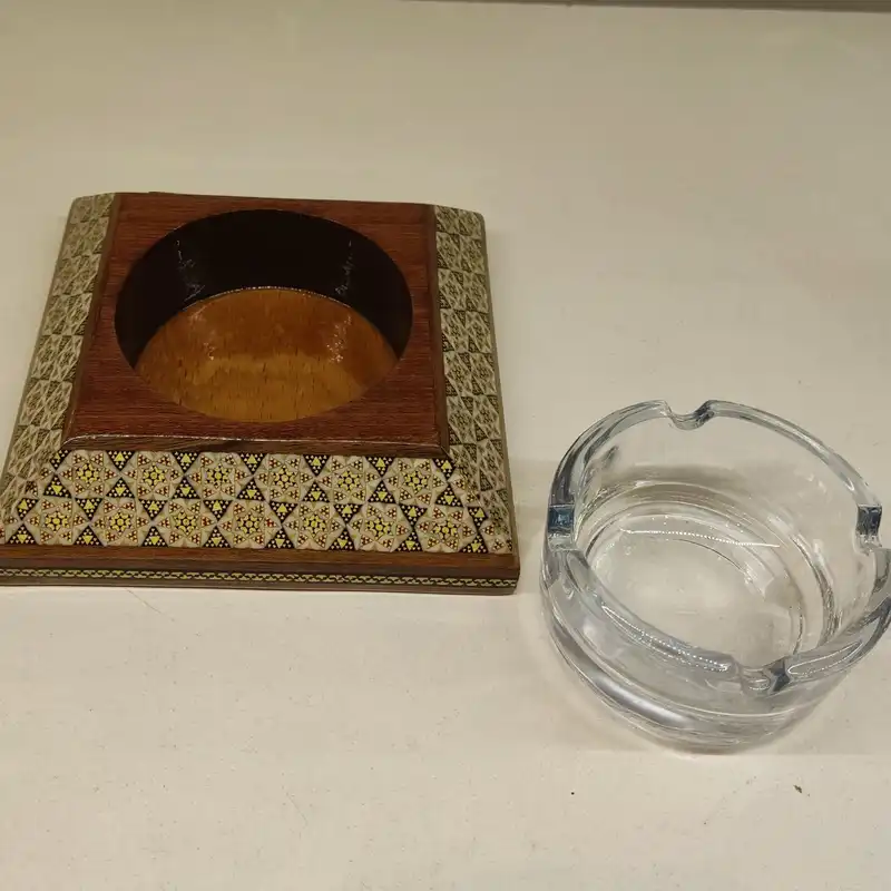 زیرسیگاری خاتم کاری کد 1010