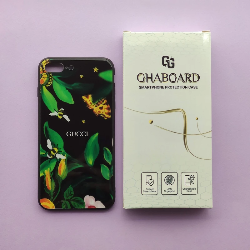 کاور قاب گارد طرح پشت گلس مدل فانتزی مناسب برای گوشی موبایل اپل iPhone 7 plus / 8 plus