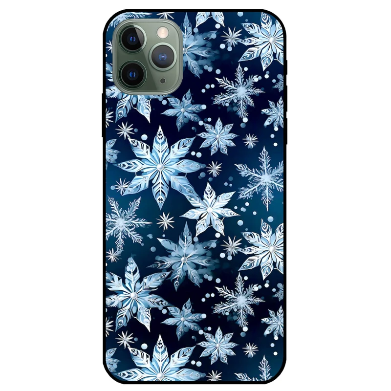 کاور مگافون طرح برف مدل 2824 مناسب برای گوشی موبایل اپل iPhone 11 Pro                 