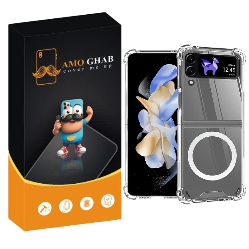 کاور عمو قاب مدل مگ سیف طرح MAGSAFE CRY مناسب برای گوشی موبایل سامسونگ Galaxy Z Filip 4