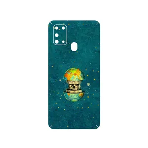 MAHOOT Collage of Earth Face Cover Sticker for Samsung Galaxy M31