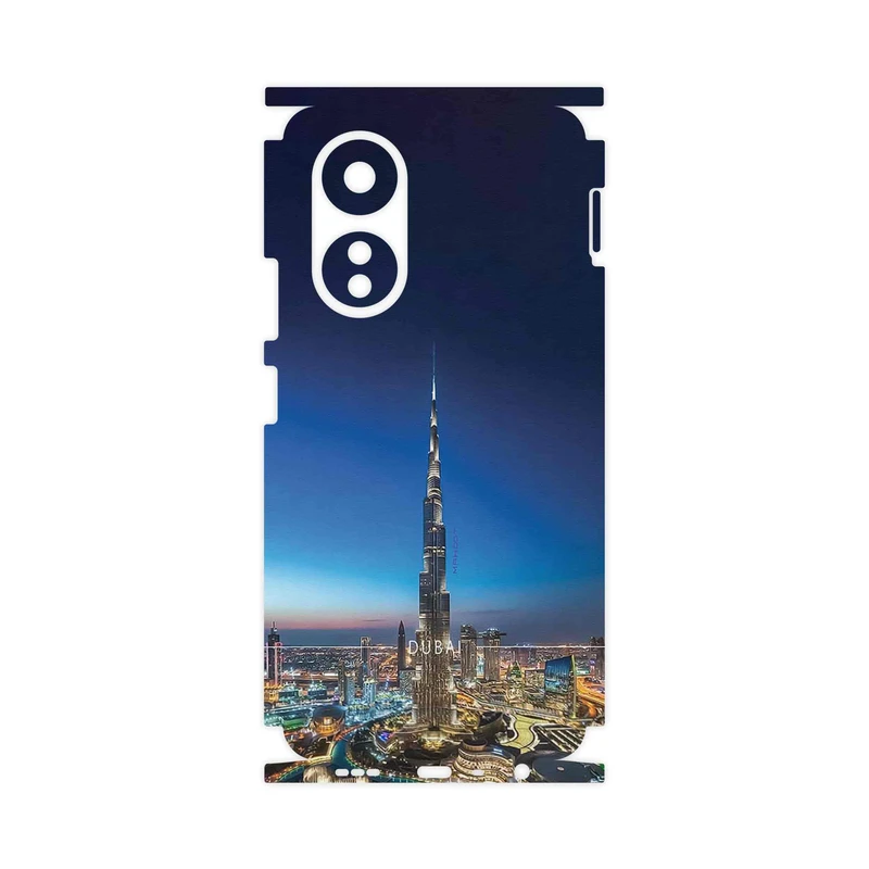 برچسب پوششی ماهوت مدل Dubai_City-FullSkin مناسب برای گوشی موبایل اپو A58 4G