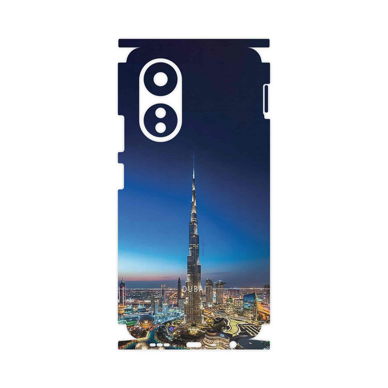 برچسب پوششی ماهوت مدل Dubai_City-FullSkin مناسب برای گوشی موبایل اپو A58 4G
