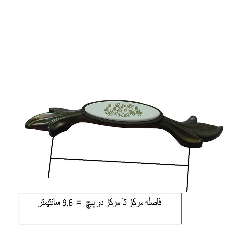دستگیره کابینت و کمد مدل BR96 بسته 3 عددی