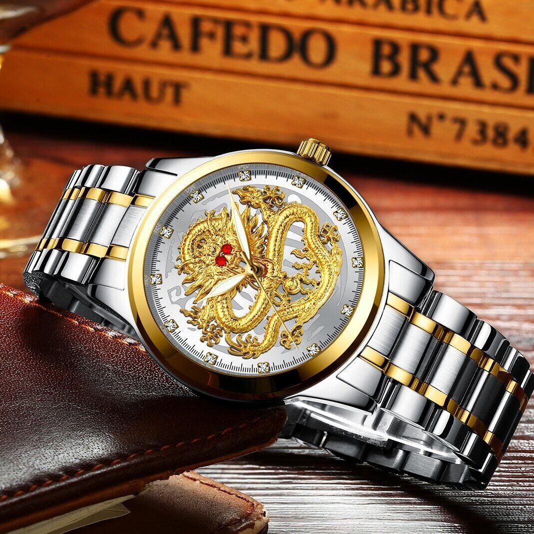 ساعت مچی عقربه‌ای مردانه مدل دراگون تک موتوره کد 4 -  - 2