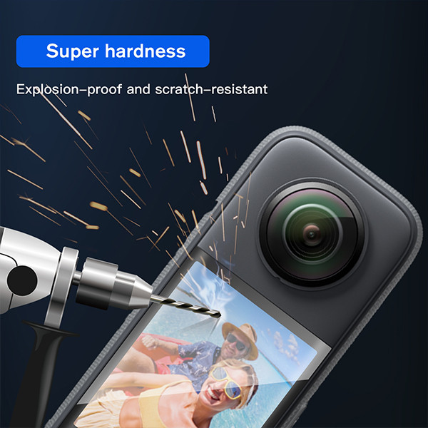 محافظ صفحه نمایش دوربین مدل DCA2129B مناسب دوربین های اینستا 360 X3 مجموعه دو عددی