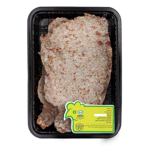 شنیسل اسپایسی ران مرغ دارا - 800 گرم