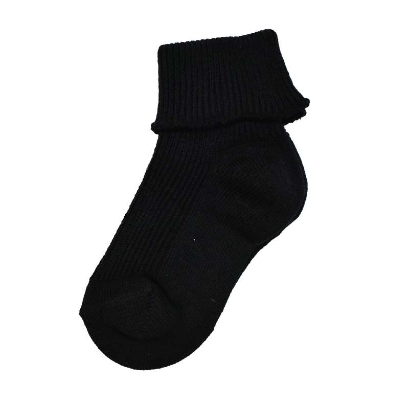 جوراب ساق کوتاه دخترانه سانتاگوستینو مدل 02 رنگ مشکی