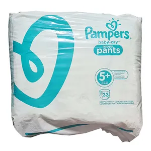 پوشک پمپرز مدل شورتی سایز 5+ بسته 33 عددی
