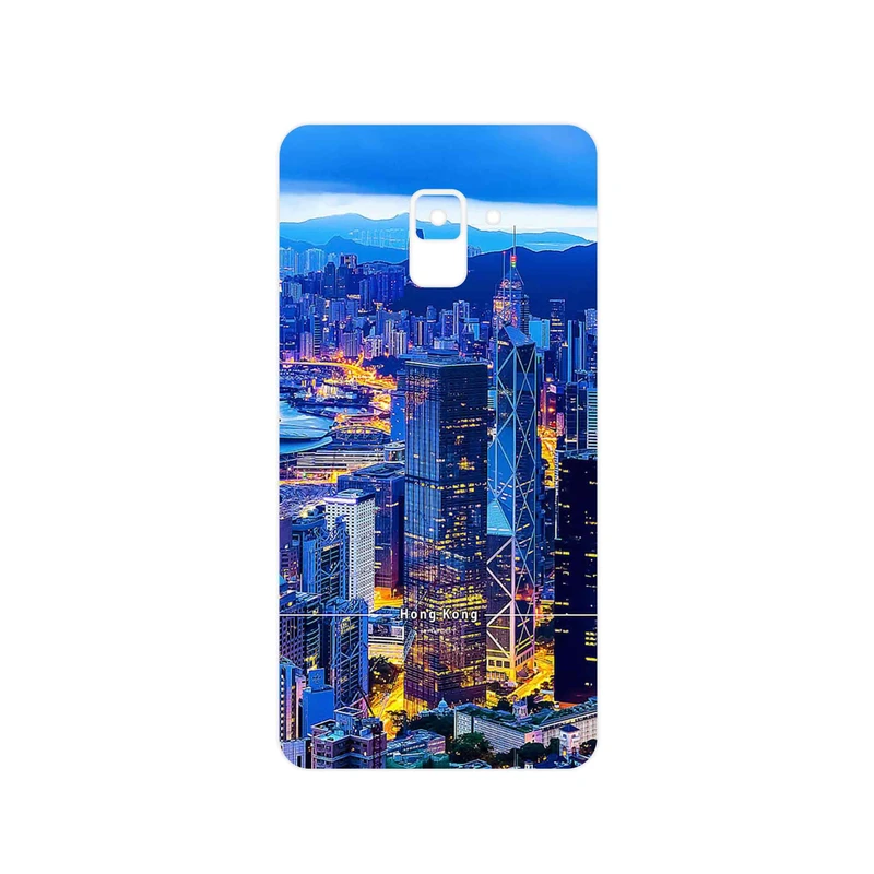 برچسب پوششی ماهوت مدل Hong Kong City مناسب برای گوشی موبایل سامسونگ Galaxy A8 Plus 2018