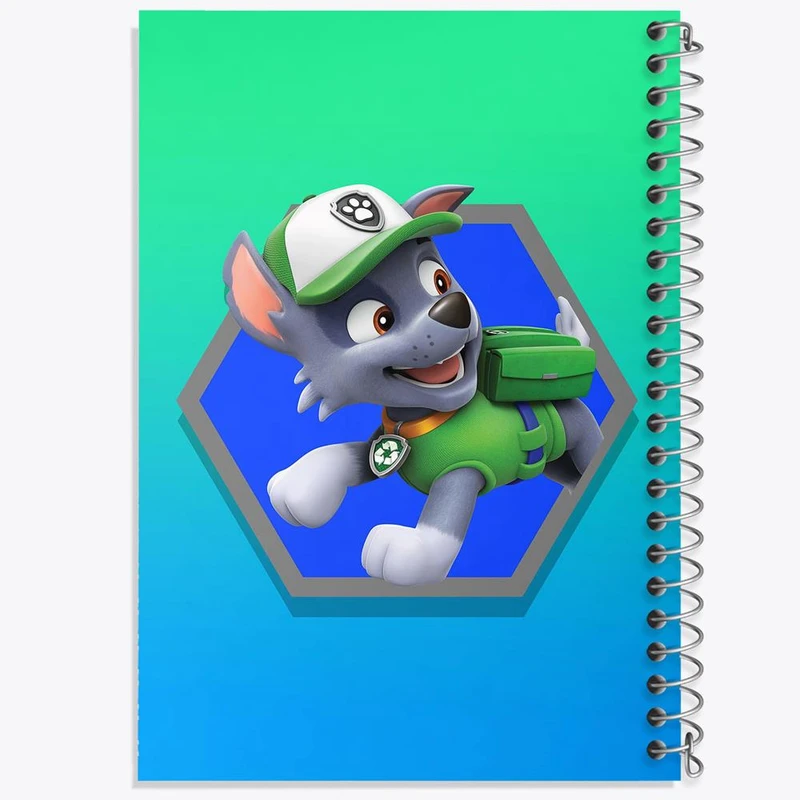 دفتر نت موسیقی 50 برگ خندالو مدل راکی سگ های نگهبان Paw Patrol کد 12590