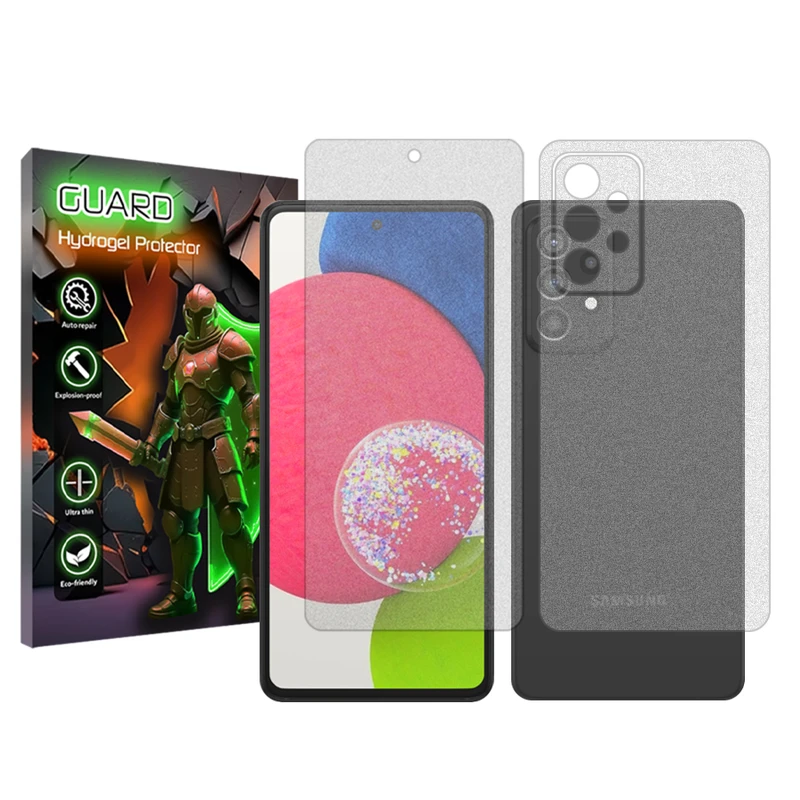 محافظ صفحه نمایش مات گارد مدل Tough مناسب برای گوشی موبایل سامسونگ Galaxy A52s 5G به همراه محافظ پشت گوشی