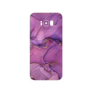 MAHOOT Purple Marble Cover Sticker for Samsung Galaxy S8 Plus