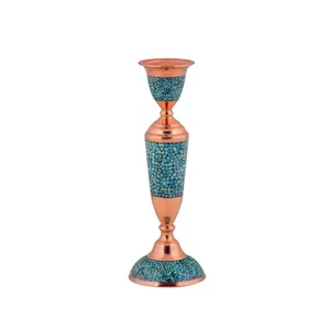 شمعدان فیروزه کوبی مدل F 025 کد 3
