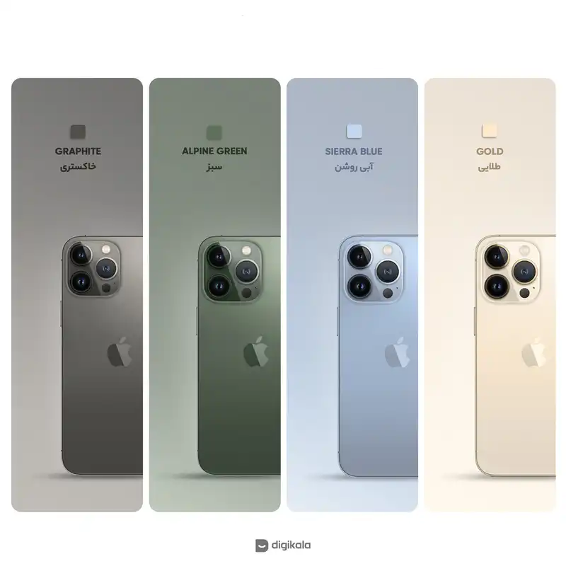 گوشی موبایل اپل مدل iPhone 13 Pro LLA تک سیم‌ کارت ظرفیت 256 گیگابایت و 6 گیگابایت رم - اکتیو