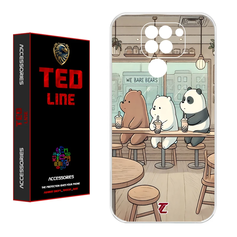 کاور تدلاین طرح خرس کد 1164 مناسب برای گوشی موبایل شیائومی Redmi Note 9