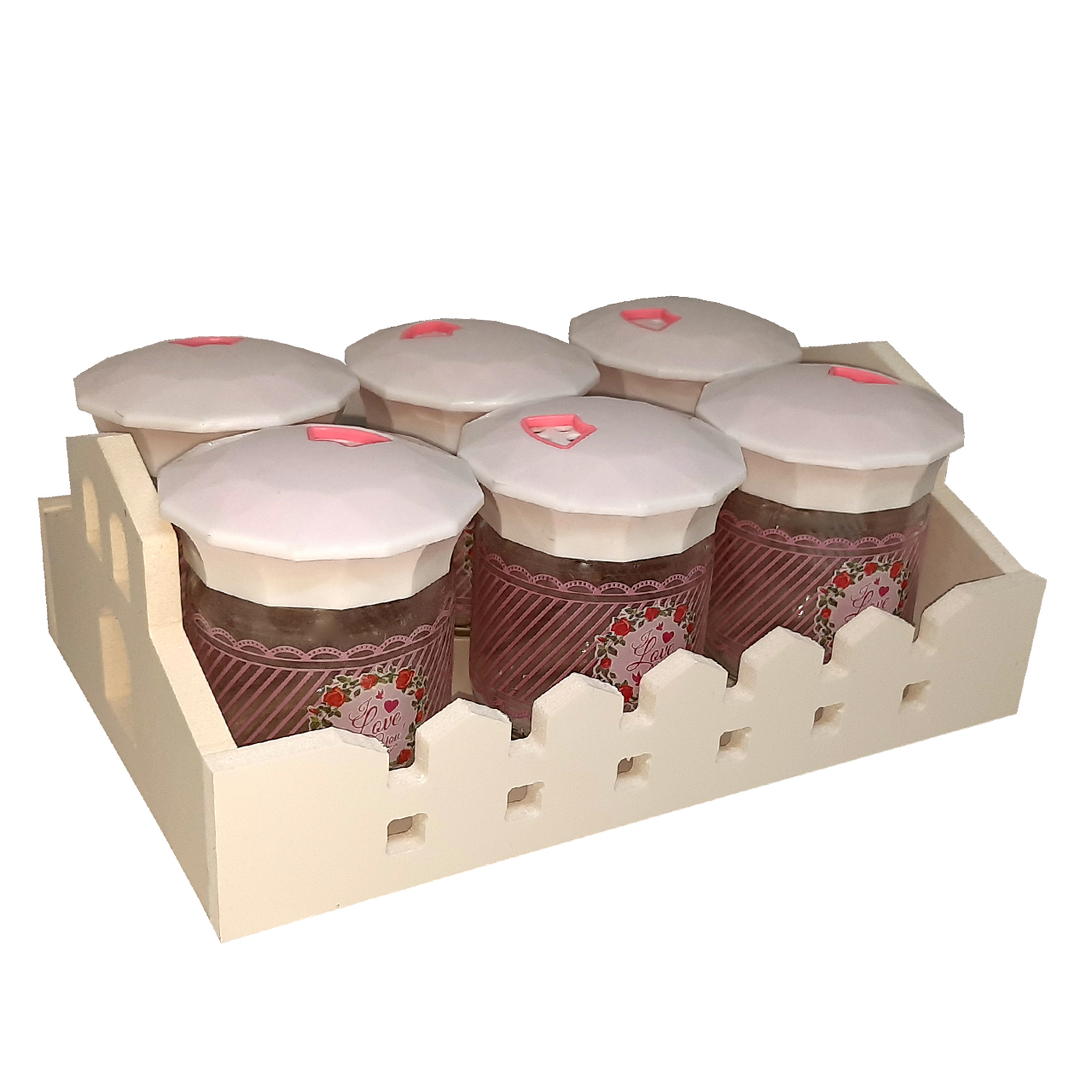  ست جا ادویه 6 پارچه مدل WLP-1003