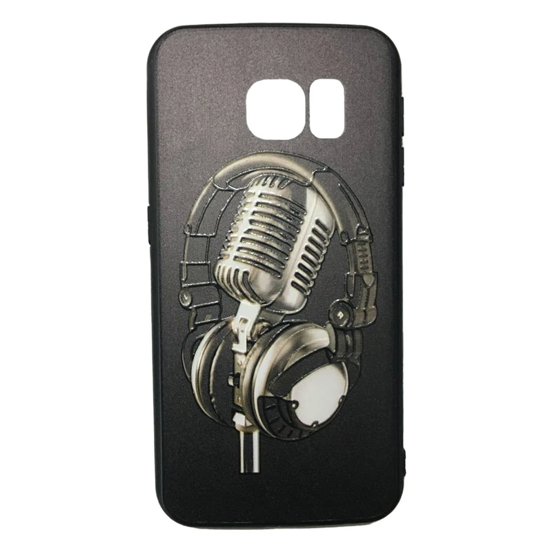 کاور طرح میکروفون کد 01 مناسب برای گوشی موبایل سامسونگ Galaxy S6 edge