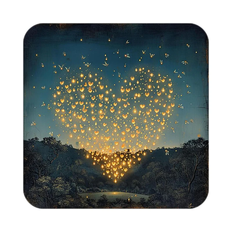 زیر لیوانی کاکتی مدل عاشقانه کد mp13893