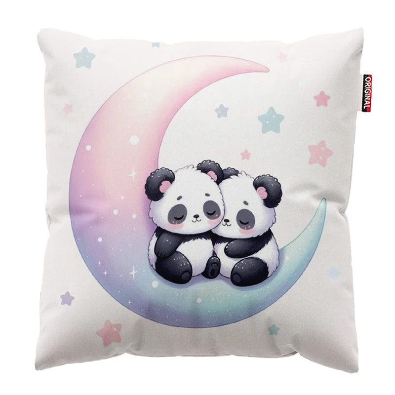 کوسن پاد آفرین مدل پانداهای کیوت کد 352 سایز 30*30 سانتی متر