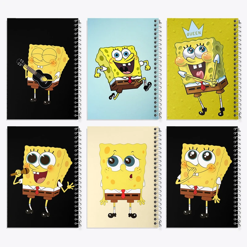 دفتر نقاشی 50 برگ خندالو طرح باب اسفنجی و پاتریک کد 235 مجموعه 6 عددی