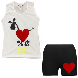 ست تاپ و شلوارک دخترانه کاندید اسپرت مدل 60